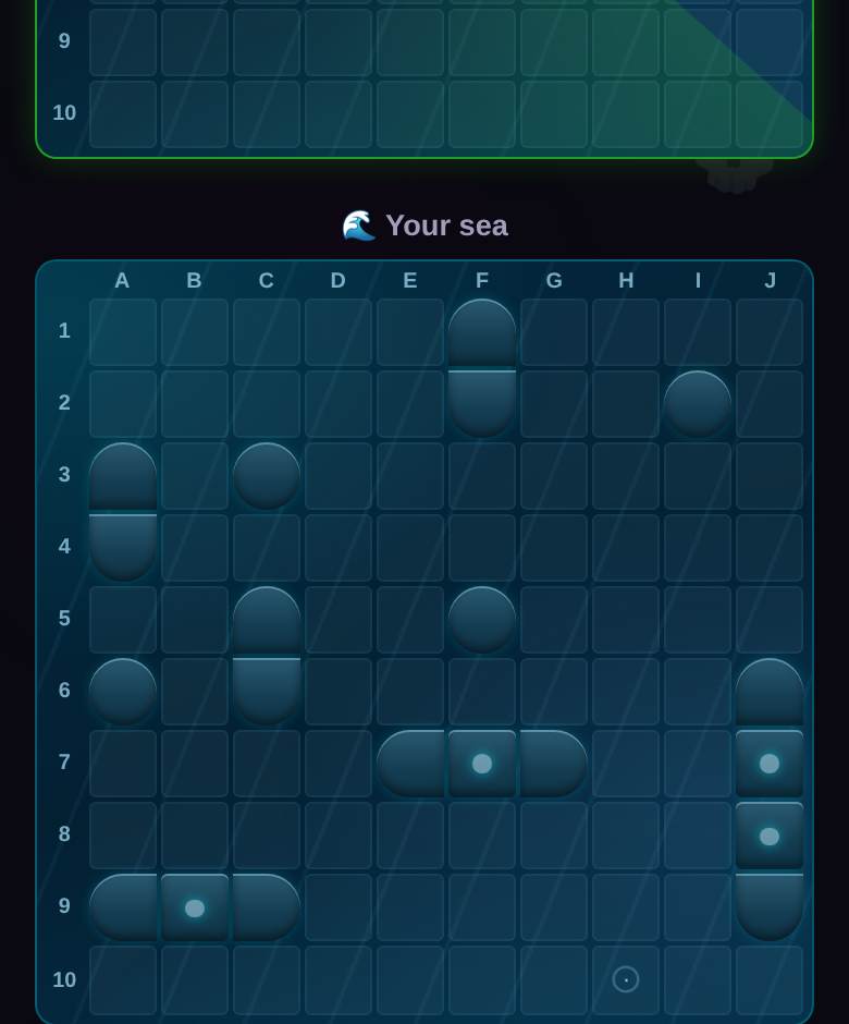Battleship — game screenshot on playparty.live