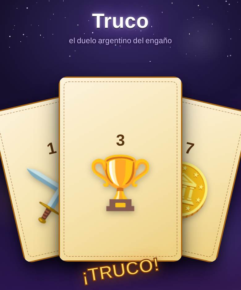 Truco — captura del juego en playparty.live